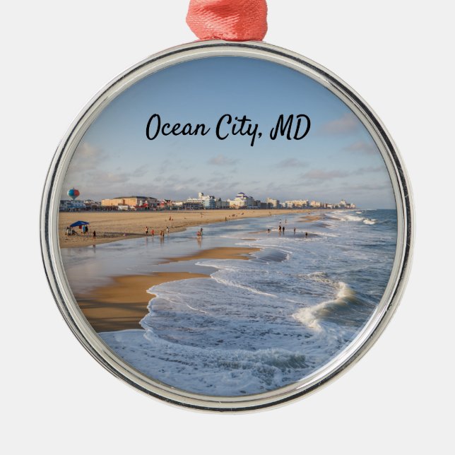 Ornement En Métal Beach at Ocean City (Devant)
