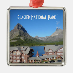 Ornement En Métal Beaucoup parc national de glacier d'hôtel de