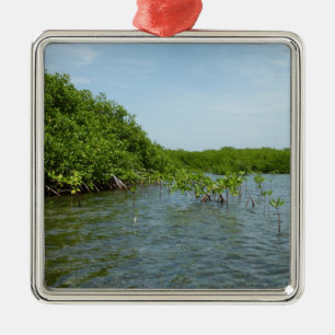 Ornement En Métal Bébé arbres de mangrove Caraïbes Nature