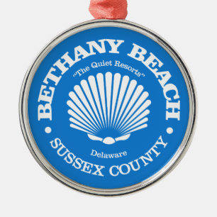 Ornement En Métal Bethany Beach (coquillage)