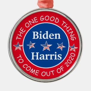 Ornement En Métal Biden et Harris 2020 Christmas Keepsaké