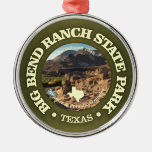 Ornement En Métal Big Bend Ranch SP