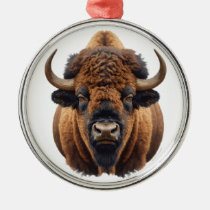 Ornement En Métal Bison / Buffle