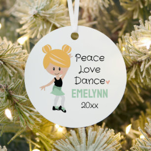 Ornement En Métal Blonde Tap Dancer