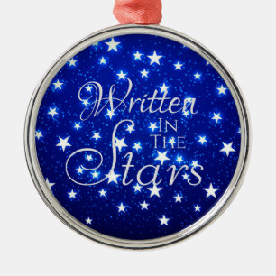 Ornement En Métal Blue Stargazer