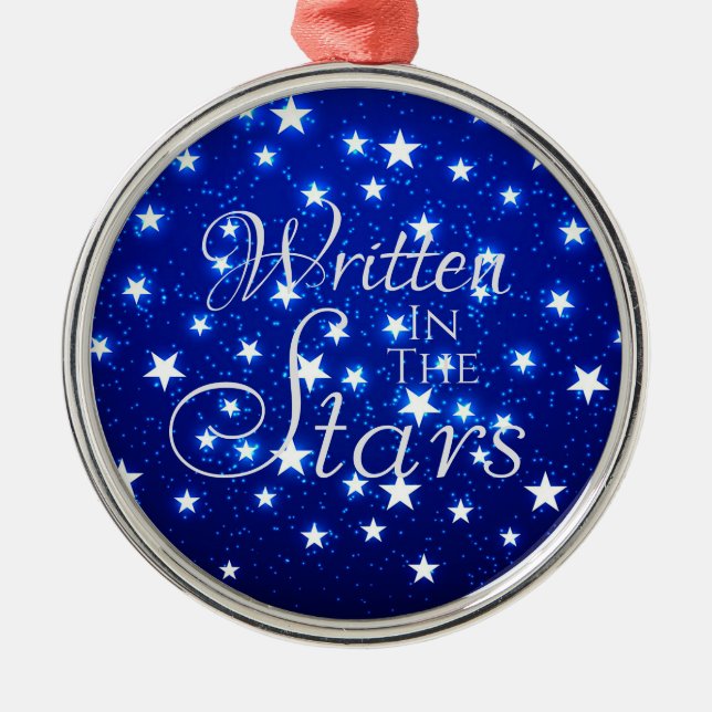 Ornement En Métal Blue Stargazer (Devant)