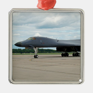 Ornement En Métal Bombe de Lancer B-1B au sol