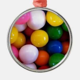 Ornement En Métal Boules de gomme arc-en-ciel