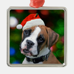 Ornement En Métal Boxeur de Noël
