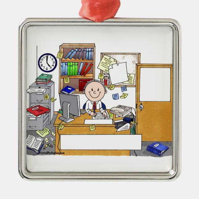 Ornement En Métal Bureau - Messy, Homme (Devant)