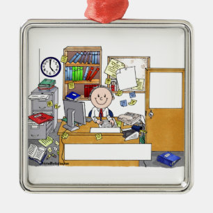 Ornement En Métal Bureau - Messy, Malé