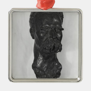 Ornement En Métal Buste d'Allemand de Friedrich Nietzsche