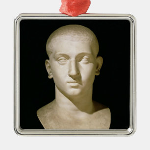 Ornement En Métal Buste de portrait d'empereur Severus Alexandre