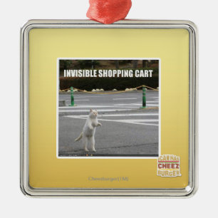 ORNEMENT EN MÉTAL CADDIE INVISIBLE