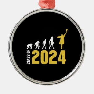 Ornement En Métal Cadeau de diplôme   Classe De 2024