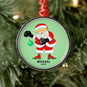 Ornement En Métal Cadeau de Noël de boxe Boxeur Collection