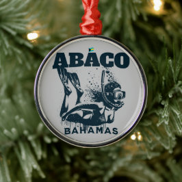 Ornement En Métal Cadeau souvenir Bahamas : Abaco Bahamas Dive