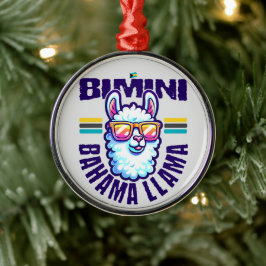 Ornement En Métal Cadeau souvenir Bahamas Bimini Bahamas Bahama Llam
