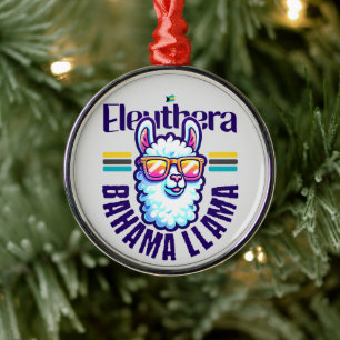 Ornement En Métal Cadeau souvenir Bahamas : Eleuthera Bahamas Llama
