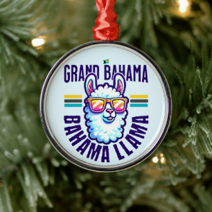Ornement En Métal Cadeau souvenir Bahamas : Grand Bahama Bahamas Lla