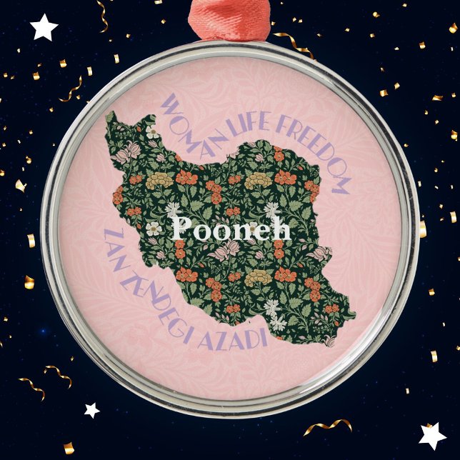 Ornement En Métal Cadeaux de Noël personnalisés pour femmes féminist (Custom Christmas Bulk Gifts for Women Feminists)