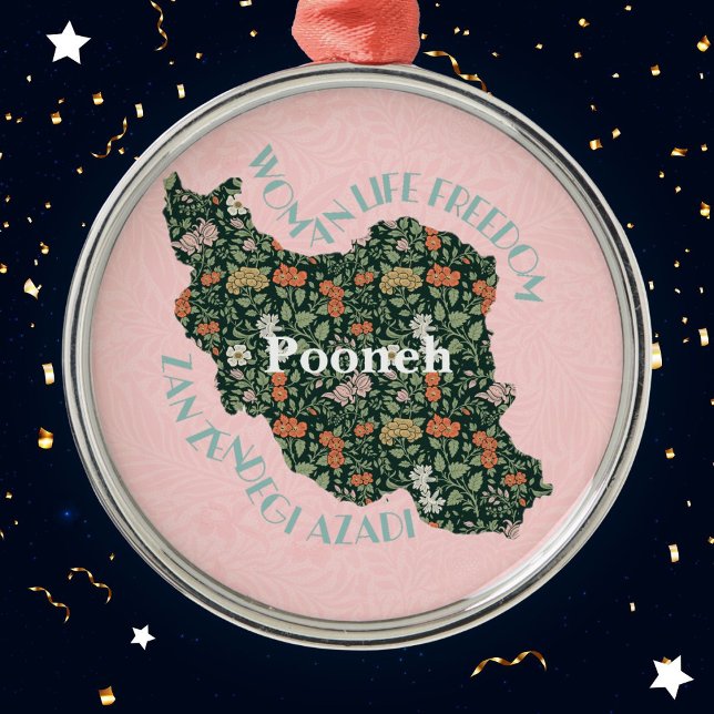 Ornement En Métal Cadeaux de Noël personnalisés pour femmes féminist (Custom Christmas Bulk Gifts for Women Feminists)