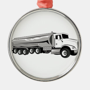 Ornement En Métal Camion-citerne aspirateur