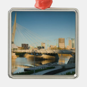 Ornement En Métal CANADA, Manitoba, Winnipeg : Riel de l'Esplanade