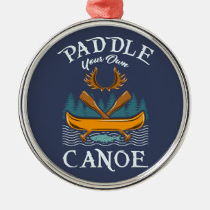 Ornement En Métal Canoë-kayak cadeau
