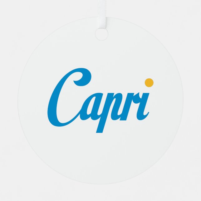Ornement En Métal CAPRI Italie (Recto)