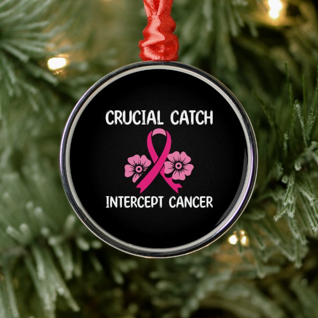 Ornement En Métal Capture Crucial Intercept Cancer Don Pour Ami (Arbre)