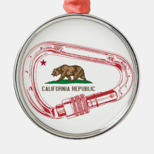 Ornement En Métal Carabiner d'Escalade californienne