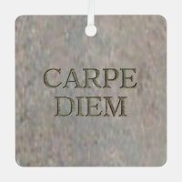 Carpe Diem carré en pierre