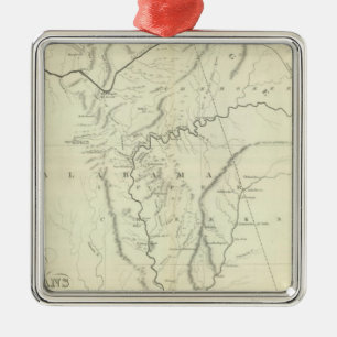 Ornement En Métal Carte cherokee