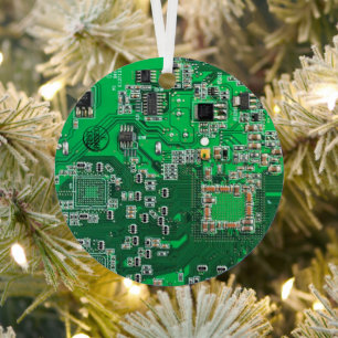 Ornement En Métal Carte circuit imprimé circuit vert PCB