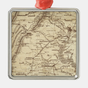 Ornement En Métal Carte d'inscription de télégramme de guerre