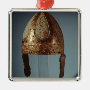 Ornement En Métal Casque européen de combat de guerre, c.500