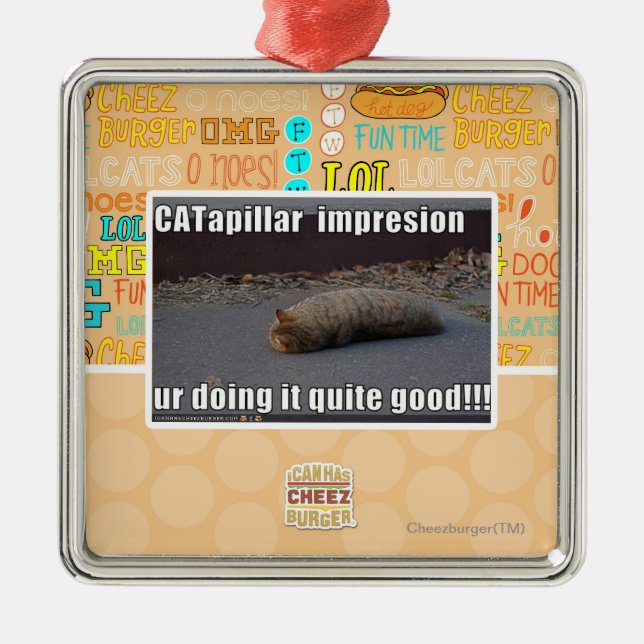 Ornement En Métal CATapillar (Devant)