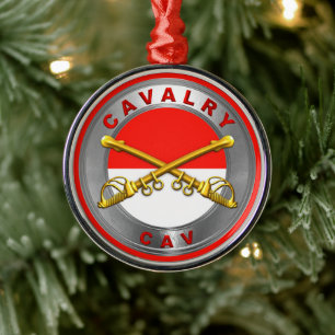 ORNEMENT EN MÉTAL CAVALRY