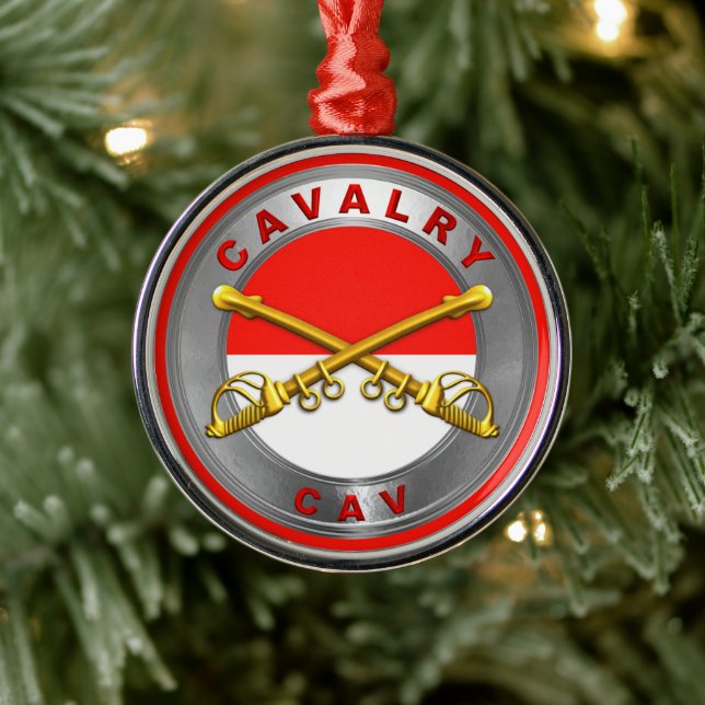 ORNEMENT EN MÉTAL CAVALRY (Arbre)