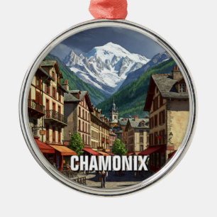Ornement En Métal Chamonix France Mont Blanc