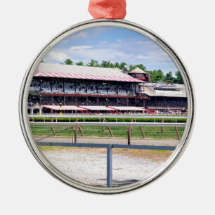 Ornement En Métal Champ de courses de Saratoga et cour de Clare