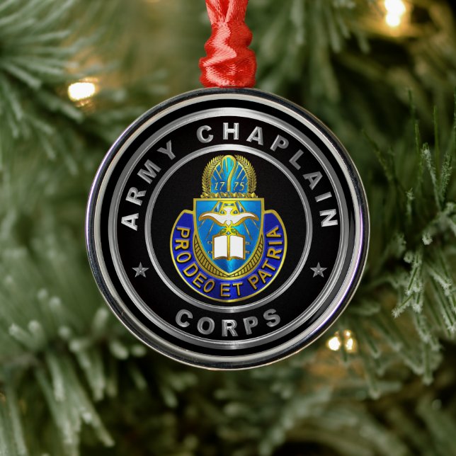 Ornement En Métal Chaplain   Corps Christmas  (Arbre)