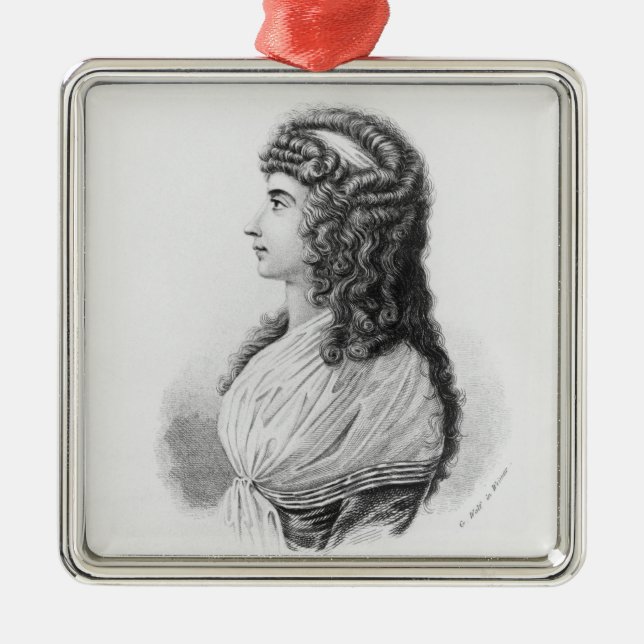 Ornement En Métal Charlotte von Stein, von Schardt né, tard (Devant)