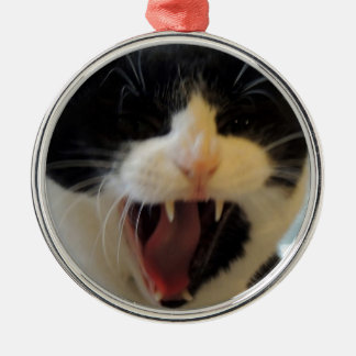 Ornement En Métal Chat fâché