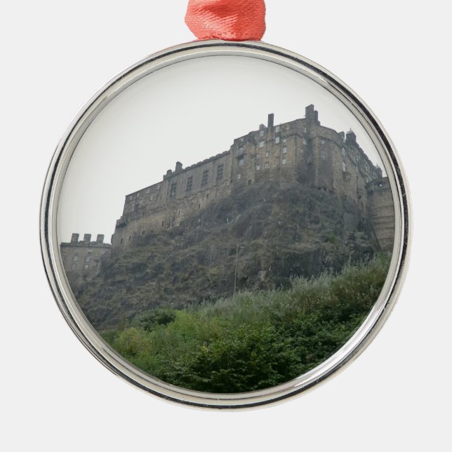 Ornement En Métal Château d'Edimbourg dans la brume (Devant)