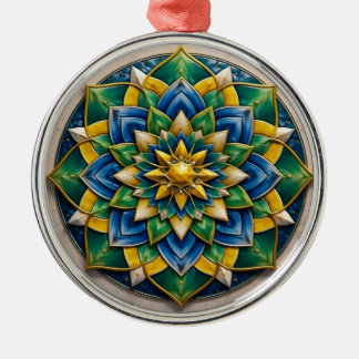 Ornement En Métal Chaveiro Mandala Luxo - 01