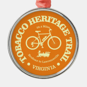 Ornement En Métal Chemin du patrimoine du tabac (cyclisme)