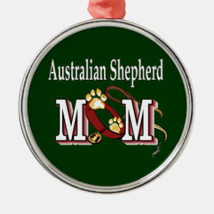 Ornement En Métal Chien berger australien MOM