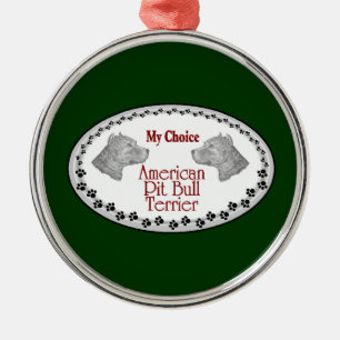 Ornement En Métal Chien de Terrier Tétrrier américain